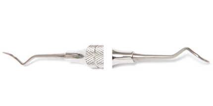 Quala - Titanium Implant Scaler, Posterior Sickle 204S, #6 Handle