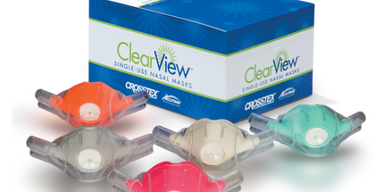 ClearView Single-Use Nasal Mask Large Adult Outlaw Orange 12/Pk