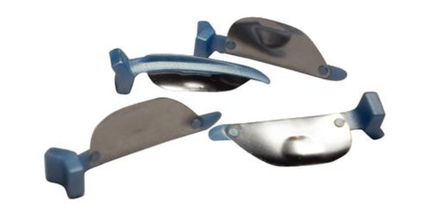 Directa - FenderMate Right Narrow, Light Blue 18/Pk. Combines a pre-curved wedge