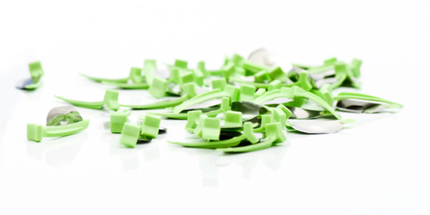 Directa - FenderMate Left Narrow, Light Green 100/Value Pack. Combines a pre-curved wedge