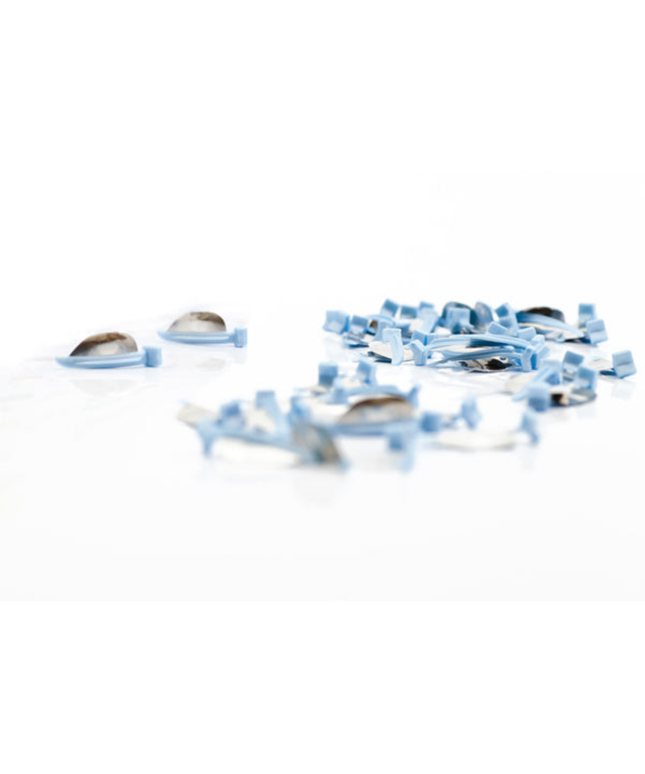 Directa - FenderMate Right Narrow, Light Blue 100/Value Pack. Combines a pre-curved wedge