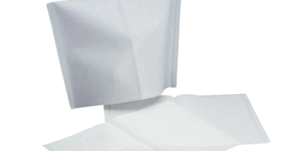 HSB - Headrest Cover/Sleeve, Paper/Poly - 13"W x 10"L - White, 500/Bx