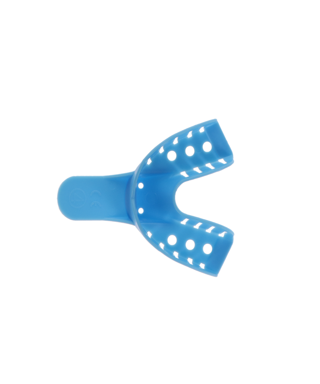 HSB - Impression Trays Perforated 12/Pk #4 MED-LOW