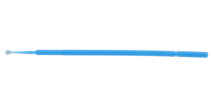 HSB - Micro-Brush Disposable Applicators, Regular, Assorted, Blue/Geen, 4 x 100/Pk