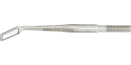 Miltex - Micro Mirror, 7X2Mm, Rectangular, Cone Socket