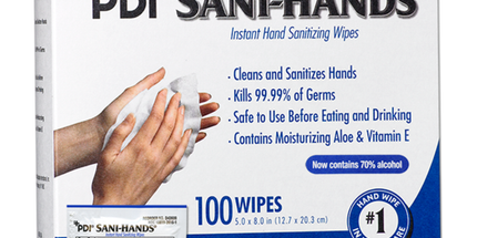 Sani-Hands?Instant Hand Sanitizing Wipes 100/Box