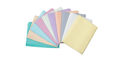 Crosstex - Advantage Bibs 2-Ply 13x18 500/Case Aqua