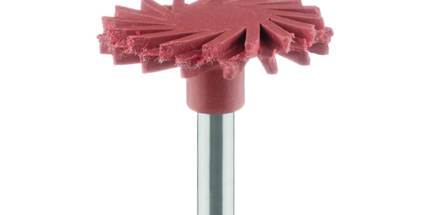 Meisinger - Twist Porcelain Polisher 14mm Fine Pink RA