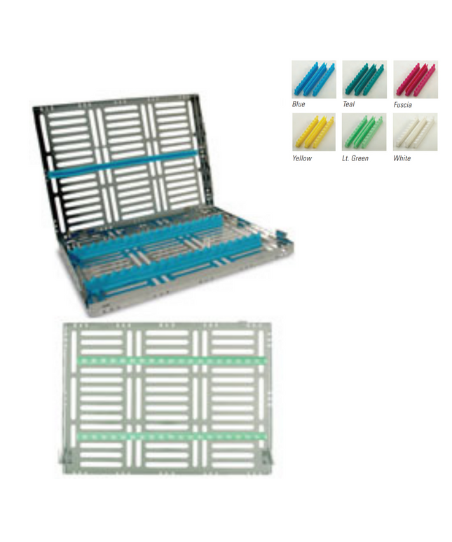 Sterilization Cassette Single Side Large 20 Instruments Fuscia