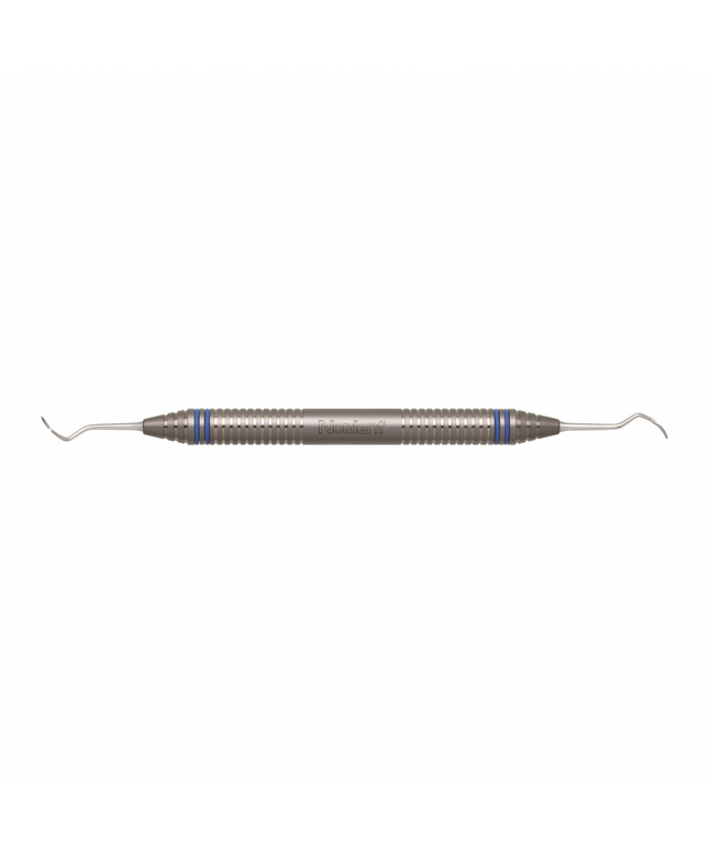 Implant Scaler DE Titanium ImplaMate Posterior Sickle #204S DuraLite ColorRings