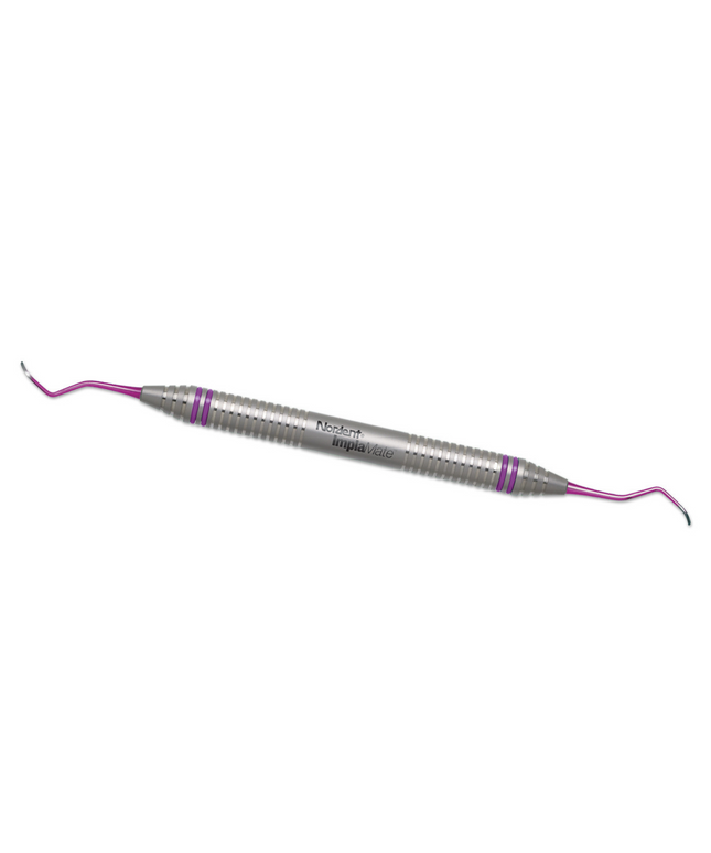 Implant Scaler DE Titanium ImplaMate Offset Sickle #N67 DuraLite ColorRings