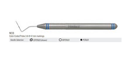 Probe SE Color Coded #N33 12mm DuraLite ColorRings