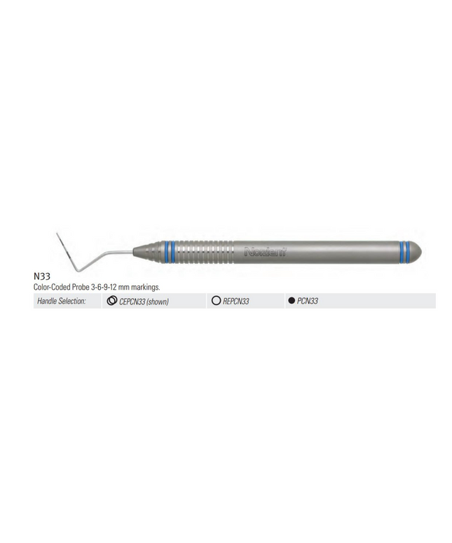 Probe SE Color Coded #N33 12mm DuraLite ColorRings