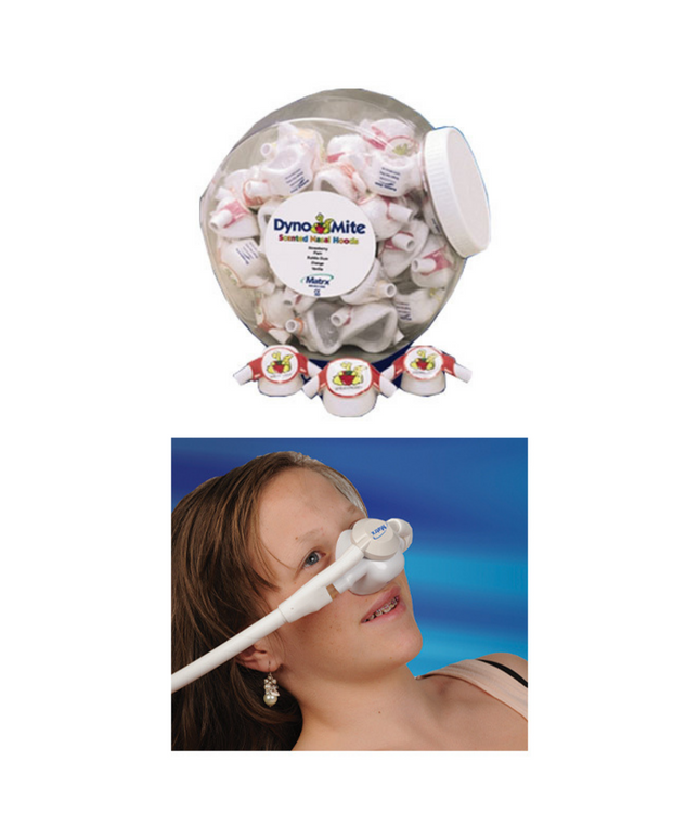 DynoMite Nasal Hoods Medium Plain 24/Pk