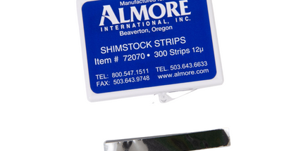 Almore - Shimstock Foil Strips 2"x3/8"x12 microns 300/Box