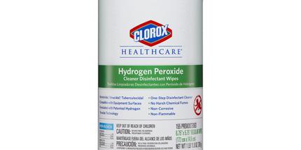 Clorox - Hydrogen Peroxide Wipes 6.75 x 5.75 155/Can