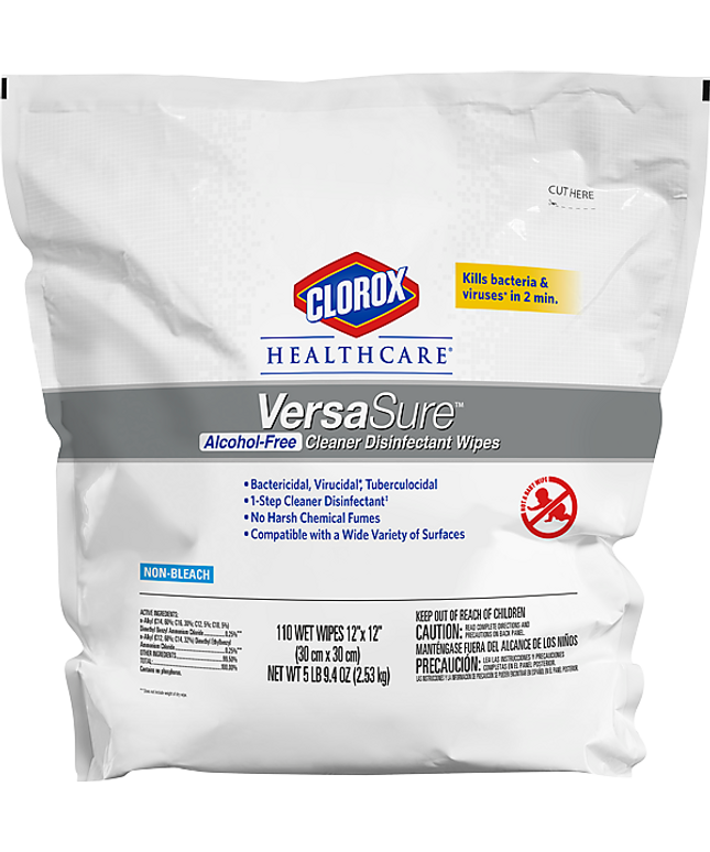 Clorox - VersaSure AF Wipes 110/Pouch Refill