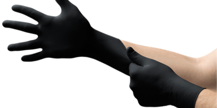 Dash Medical - Black Maxx Nitrile Gloves Small 100/Bx