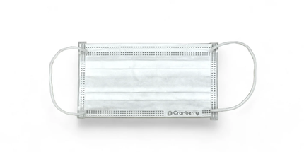 Cranberry - S3 Plus Mask White 50/Box ASTM-3