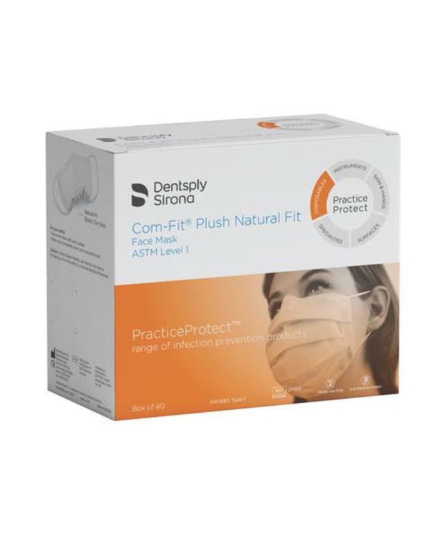 Sultan - Com-Fit Plush Natural Fit Masks ASTM1 White 40/Bx