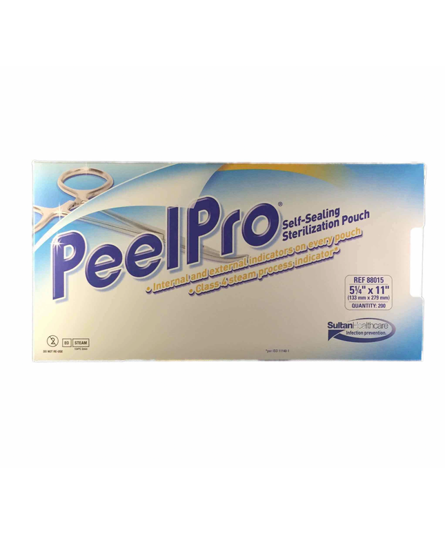 Sultan - PeelPro Sterilization Pouches 200/Box 5.25"x11"