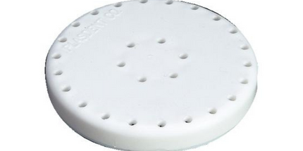 Magnetic Bur Block 28-Hole Large Round White