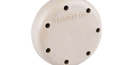 Plasdent - Magnetic Bur Block 7-Hole Small Round Sand