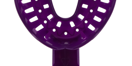 Plasdent - Excellent-Colors Ortho Impression Trays #6 LRG-LOW/Purple 25/Pk