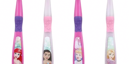 Kids Toothbrush, 3+ Years, Assorted Disney Princess character graphics, 6/bx (Old #s 80355774, 80356580) (replaces PROC-80355774)