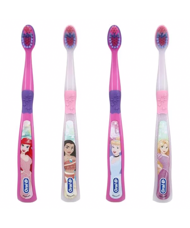 Kids Toothbrush, 3+ Years, Assorted Disney Princess character graphics, 6/bx (Old #s 80355774, 80356580) (replaces PROC-80355774)