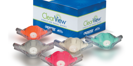 Accutron - ClearView Single-Use Nasal Mask Large Adult Unscented Grey 12/Pk
