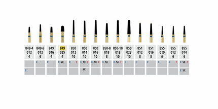 Alpen Diamonds G849-314-025-04.0-M (replaces R849C025FG)