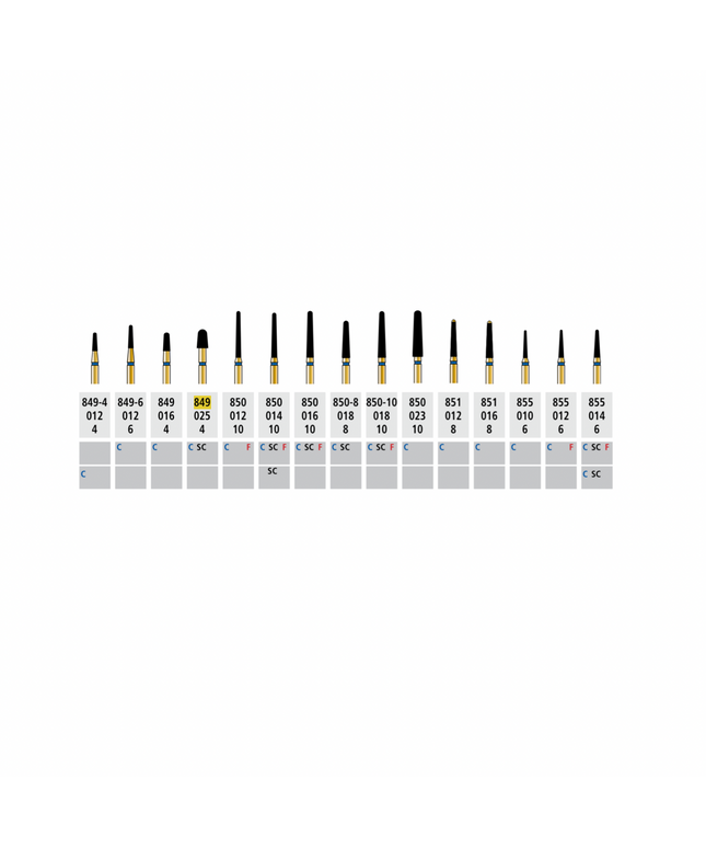 Alpen Diamonds G849-314-025-04.0-M (replaces R849C025FG)