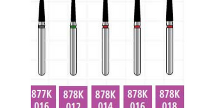 Alpen X1 Sterile Singe-Use Diamonds FG 878K-021 Coarse 25/Pk