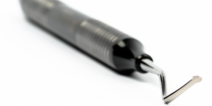 Pascal - Retrax R-50 Circlet Rounded Non-Serrated Black Handle