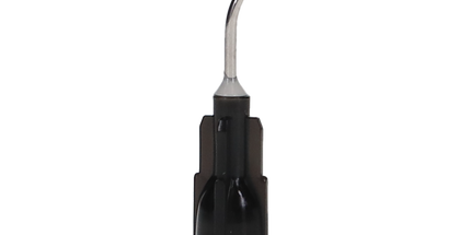 Plasdent - 20 ga Pre-Bent Luer Lock Dispensing Tips, Black 100/Bag