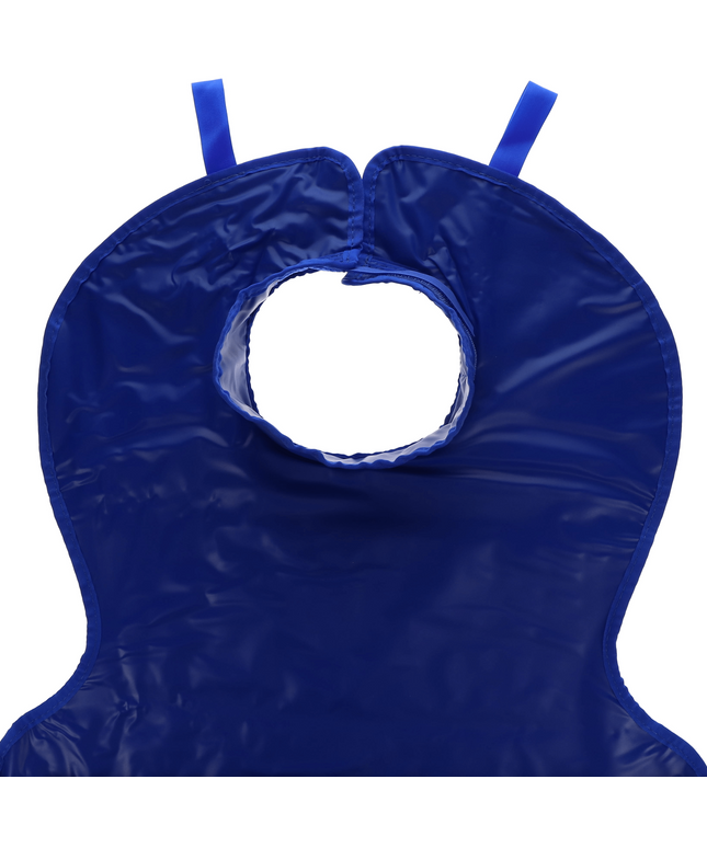 HSB - Lead Free Apron Adult W/Collar Blue