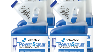 Solmetex - PowerScrub Vacuum Line Cleaner Case Kit 64oz (case of 4)