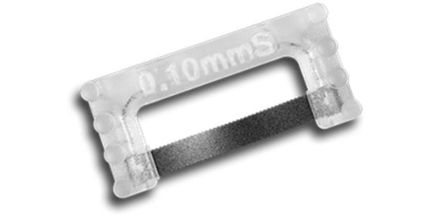 ContacEZ - IPR PLUS Strip System Clear Single Opener Med-Fine Serrated 0.10mm 8/Pk