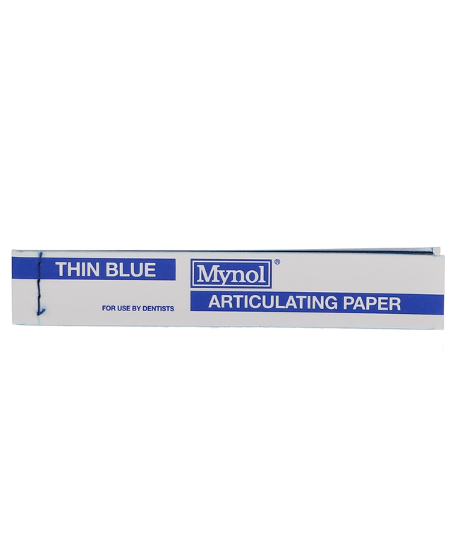 Mynol Thin Blue articulating paper, box of 14 books