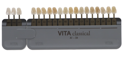 VITA Classical Shade Guide with Bleached Shades Clip. (G68-993)