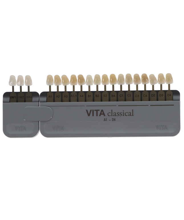 VITA Classical Shade Guide with Bleached Shades Clip. (G68-993)