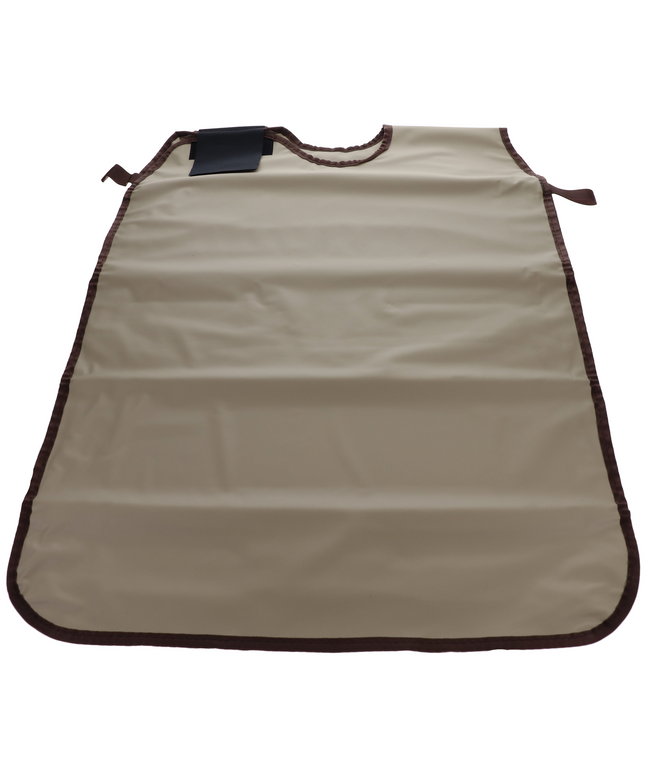 HSB - Lead Apron Panoramic Poncho Beige, Adult