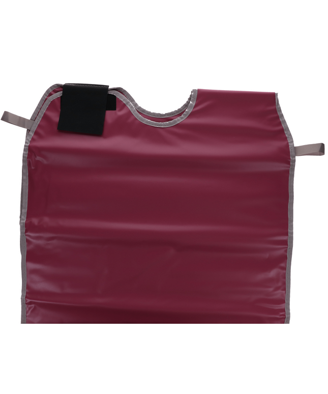 HSB - Lead Apron Panoramic Poncho Mauve, Adult