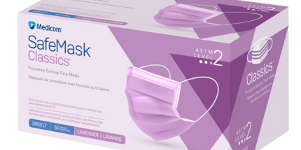 Medicom - SafeMask Classics Earloop Masks L2 50/Box Lavender
