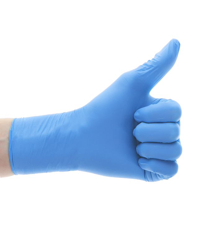 HSB?- Nitrile?Gloves, Blue, Small 100/Bx