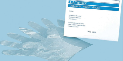 Plasdent - Overgloves - Clear Plactic, Large, Box of 100