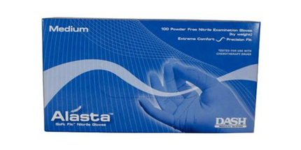 Dash Medical - Alasta 200 Nitrile Glove Medium 200/Box