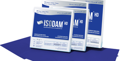 4D Rubber - Isodam HD Non-Latex Dental Dam 5x5 Heavy 20/Bx