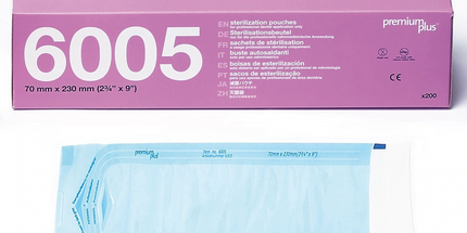 Premium Plus - Sterilization Pouches 2.75 x 9", 200 pcs/box <SPECIAL PRICE>